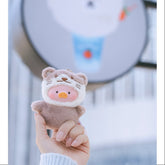 LuLu the Piggy Animal Party Puppet Show PVC Face Plush Keychain Otter